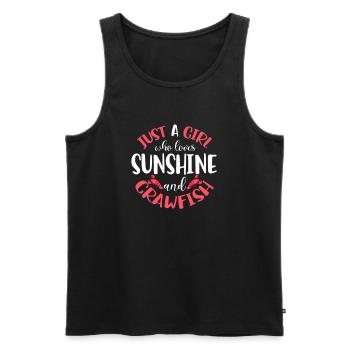 Languste - Männer Premium Bio Tank Top - Schwarz - Vorne - AI Model Male 178 light (178cm)