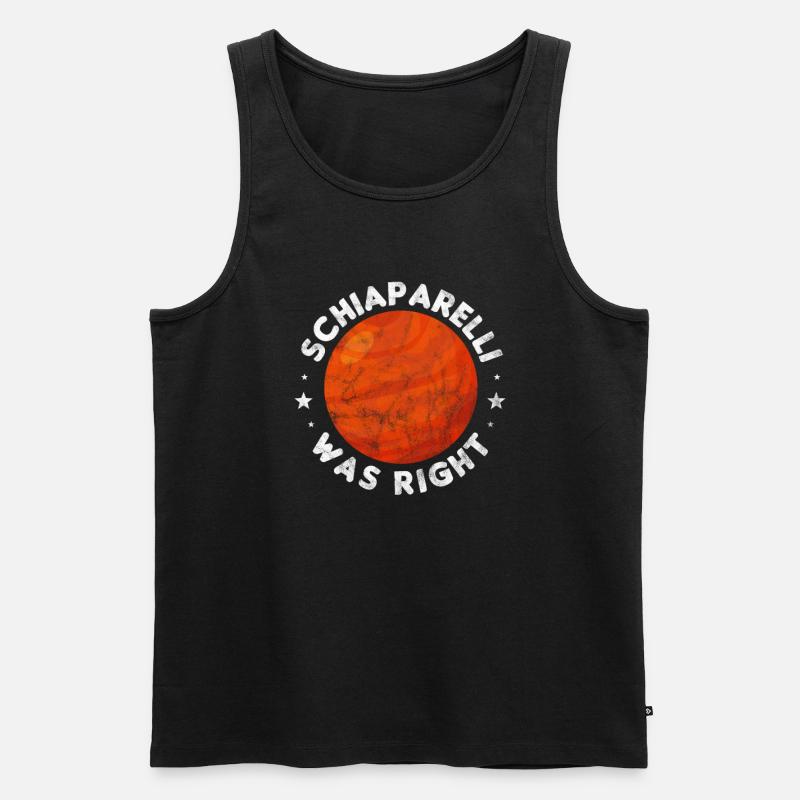 Mars - Männer Premium Bio Tank Top - Schwarz
