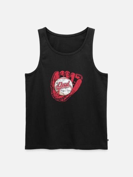 Baseball Father - Men's Premium Organic Tank Top - black