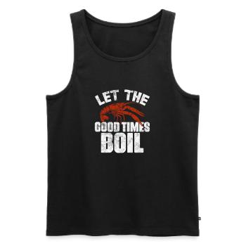 Crawfish Crawfish Seafood Crab Gift - Men's Premium Organic Tank Top - black - Front - AI Model Male 178 light (178cm)