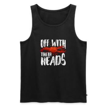 Crawfish Crawfish Seafood Crab Gift - Men's Premium Organic Tank Top - black - Front - AI Model Male 178 light (178cm)