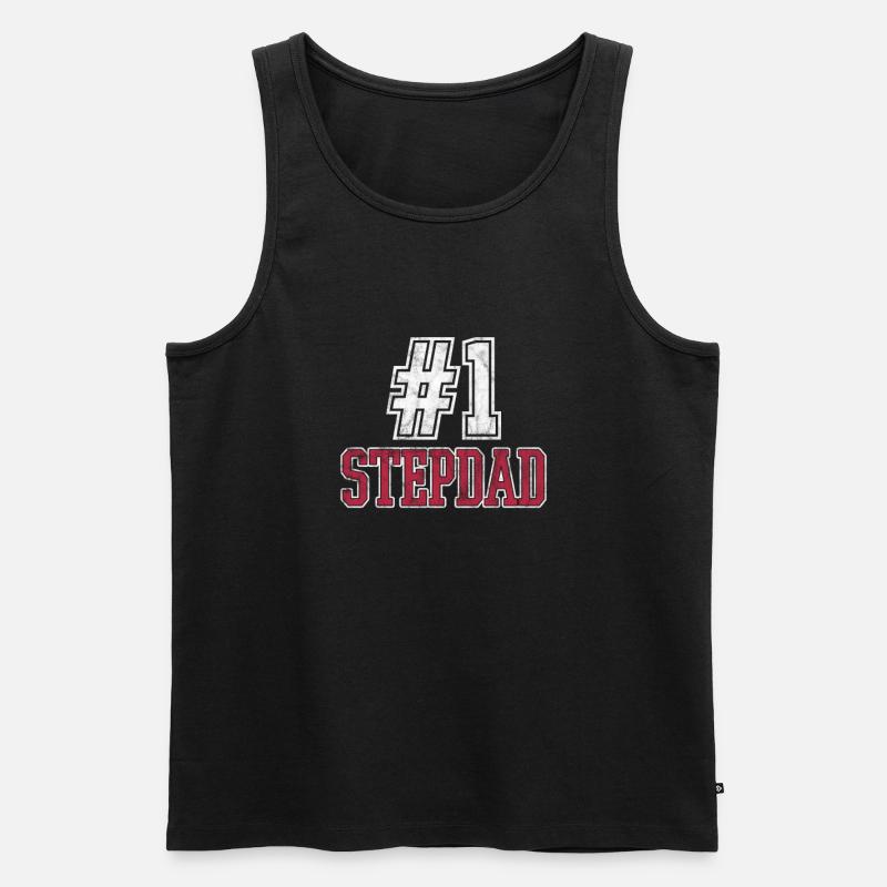 Stiefvater - Männer Premium Bio Tank Top - Schwarz