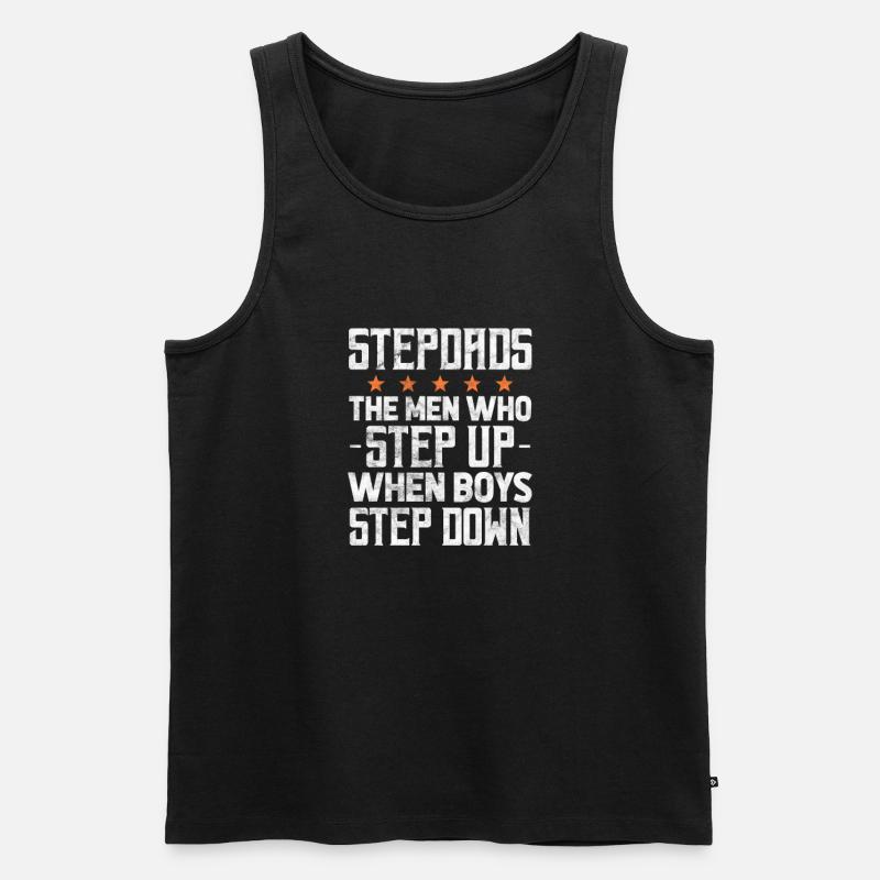 Stiefvater - Männer Premium Bio Tank Top - Schwarz