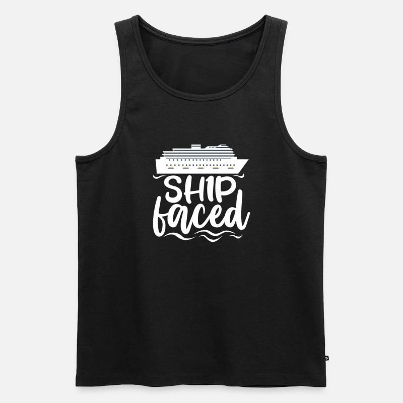 Kreuzfahrt - Männer Premium Bio Tank Top - Schwarz