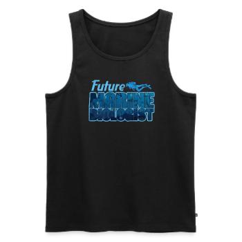 Meeresbiologie Meer Meeresbiologe Biolgie Geschenk - Männer Premium Bio Tank Top - Schwarz - Vorne - Michal (187cm)
