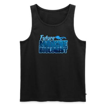 Meeresbiologie - Männer Premium Bio Tank Top - Schwarz - Vorne - AI Model Male 178 light (178cm)