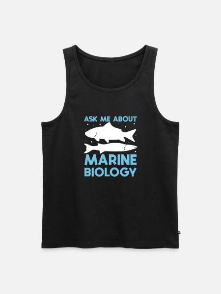 Marine biology - Men's Premium Organic Tank Top - black