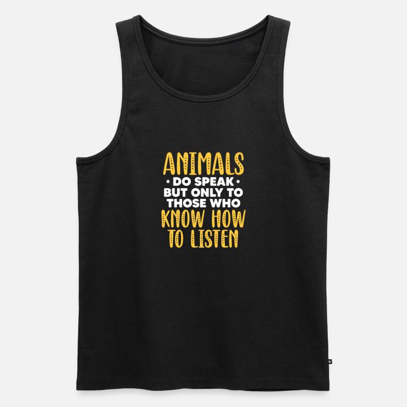 Tierarzt - Männer Premium Bio Tank Top - Schwarz
