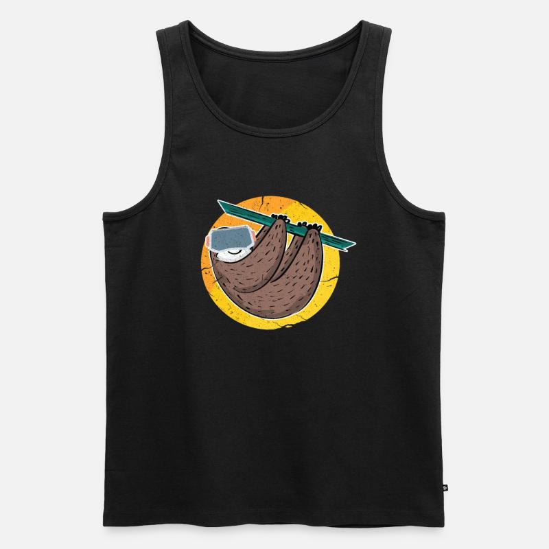 VR Virtual Reality Gamer Geschenk - Männer Premium Bio Tank Top - Schwarz