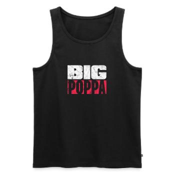 Hip Hop - Débardeur bio Premium Homme - noir - Devant - AI Model Male 178 light (178cm)