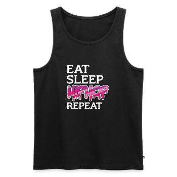 Hip Hop Rap Music Rapper Hiphop Gift - Men's Premium Organic Tank Top - black - Front - AI Model Male 178 light (178cm)