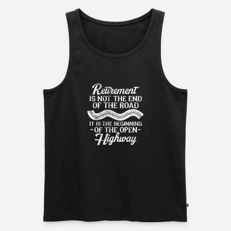 Ruhestand - Männer Premium Bio Tank Top - Schwarz