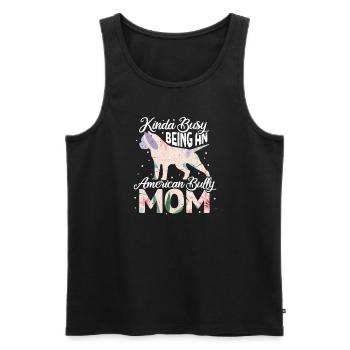 American Bulldog Dog Dog Lovers Cadeau - Débardeur bio Premium Homme - noir - Devant - Michal (187cm)