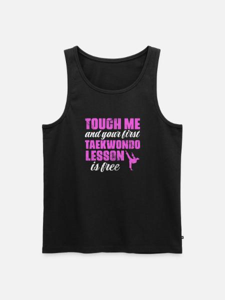 Taekwondo - Men's Premium Organic Tank Top - black