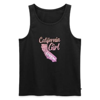California USA Holidays America Cadeau - Débardeur bio Premium Homme - noir - Devant - Michal (187cm)