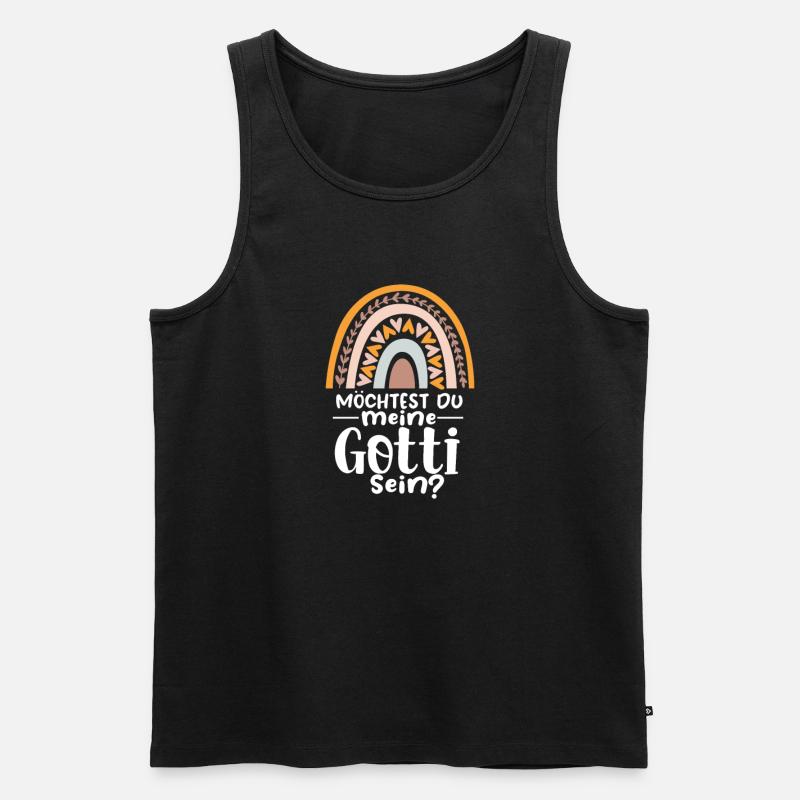 Patin - Männer Premium Bio Tank Top - Schwarz