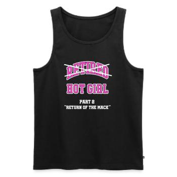 Retirement Pension Pensioner Pensioner Pension Gift - Men's Premium Organic Tank Top - black - Front - Michal (187cm)
