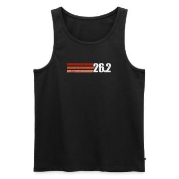 Running Runner Jogging Jogging Runner Cadeau - Débardeur bio Premium Homme - noir - Devant - Michal (187cm)