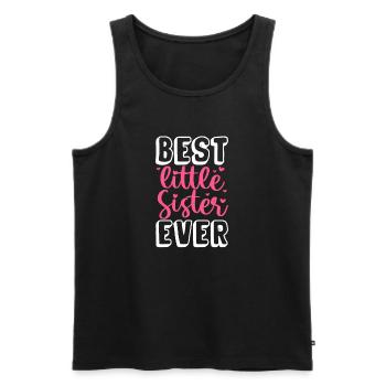 Schwester - Männer Premium Bio Tank Top - Schwarz - Vorne - AI Model Male 178 light (178cm)