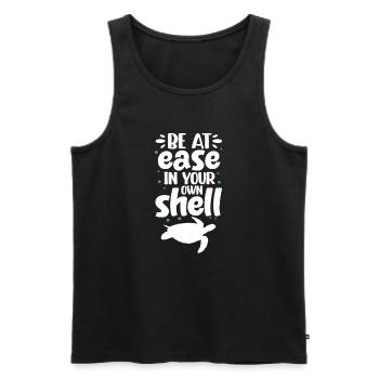 Turtle Turtle Sea Sea Creatures Gift - Men's Premium Organic Tank Top - black - Front - Michal (187cm)