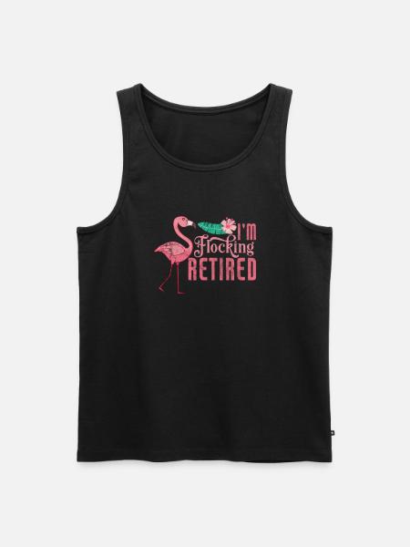 Retirement - Men's Premium Organic Tank Top - black