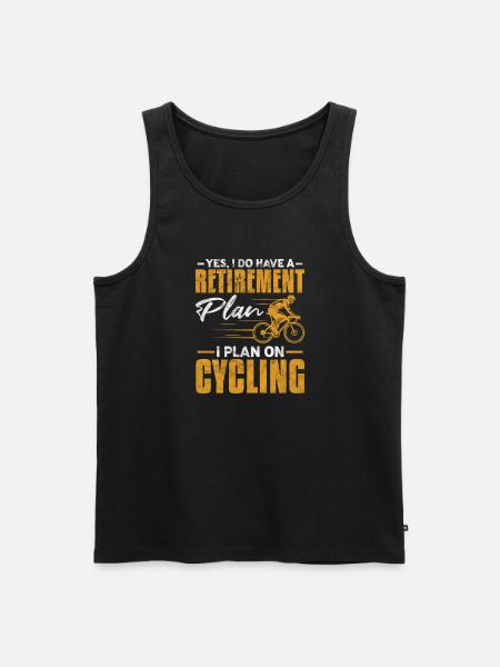 Vélo de retraite - Débardeur bio Premium Homme - noir