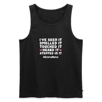Ruhestand Krankenschwester Rentnerin Geschenk - Männer Premium Bio Tank Top - Schwarz - Vorne - Michal (187cm)