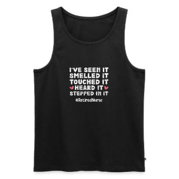 Ruhestand Krankenschwester - Männer Premium Bio Tank Top - Schwarz - Vorne - Michal (187cm)