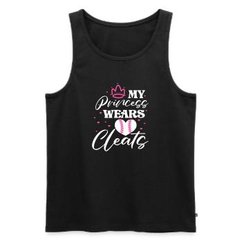 Softball Spieler Baseball Sport Pitcher Geschenk - Männer Premium Bio Tank Top - Schwarz - Vorne - Michal (187cm)