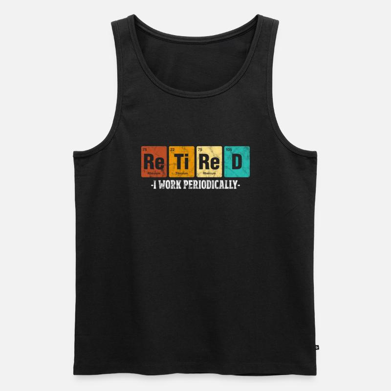 Ruhestand - Männer Premium Bio Tank Top - Schwarz