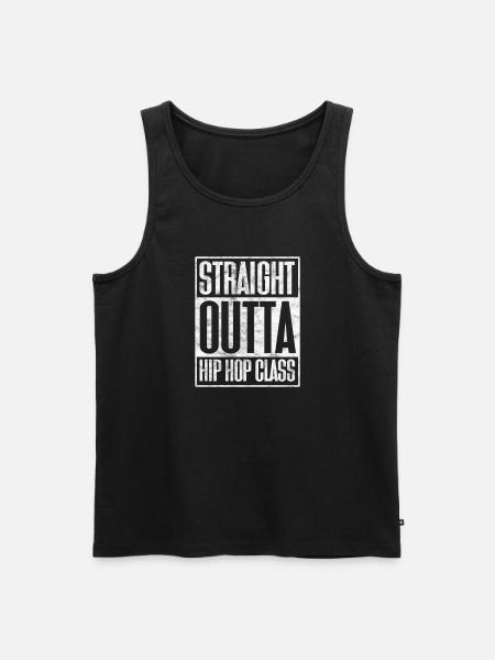 Hip Hop - Men's Premium Organic Tank Top - black