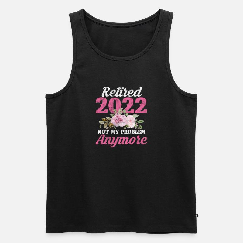 Ruhestand - Männer Premium Bio Tank Top - Schwarz