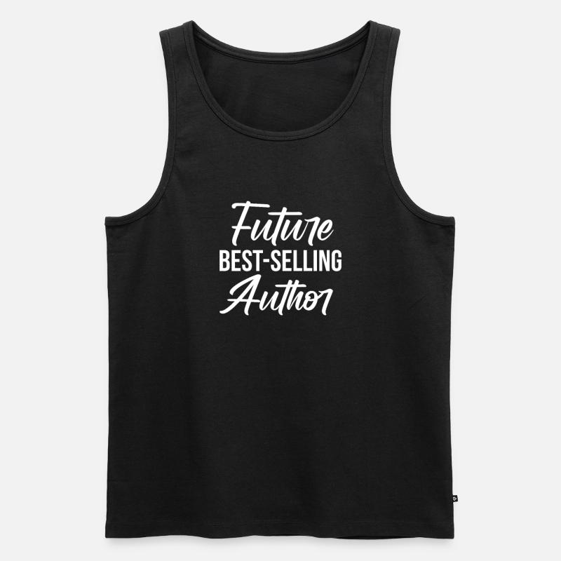 Autor - Männer Premium Bio Tank Top - Schwarz