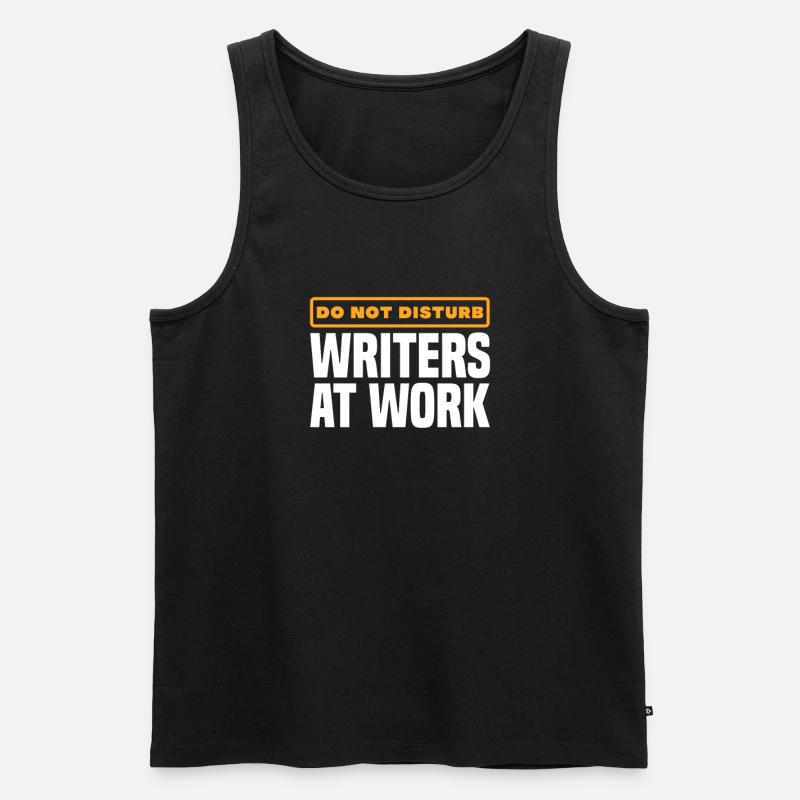 Autor - Männer Premium Bio Tank Top - Schwarz