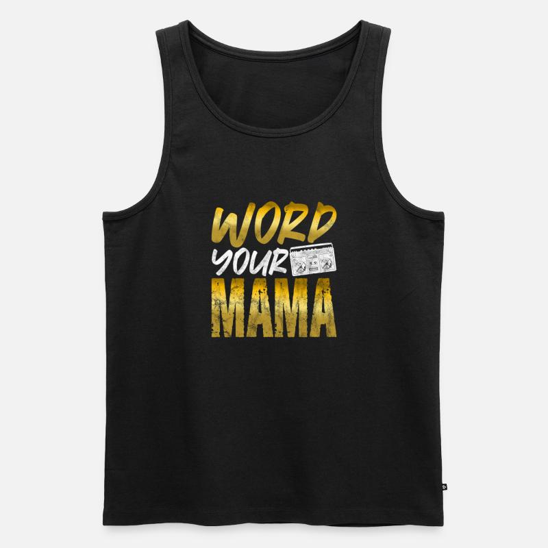 Hip Hop - Männer Premium Bio Tank Top - Schwarz