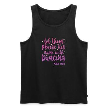 Ballet Ballerine Ballet Danseuse Danse Cadeau - Débardeur bio Premium Homme - noir - Devant - Michal (187cm)