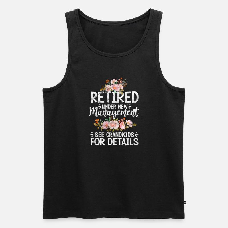 Ruhestand - Männer Premium Bio Tank Top - Schwarz