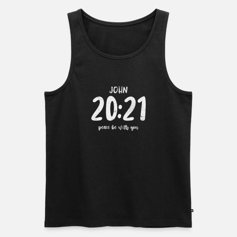 Bibel - Männer Premium Bio Tank Top - Schwarz