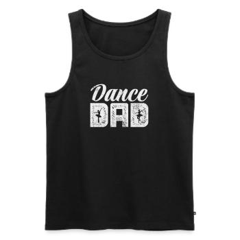 Ballett - Männer Premium Bio Tank Top - Schwarz - Vorne - AI Model Male 178 light (178cm)
