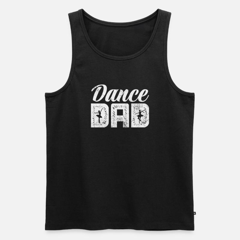 Ballett - Männer Premium Bio Tank Top - Schwarz
