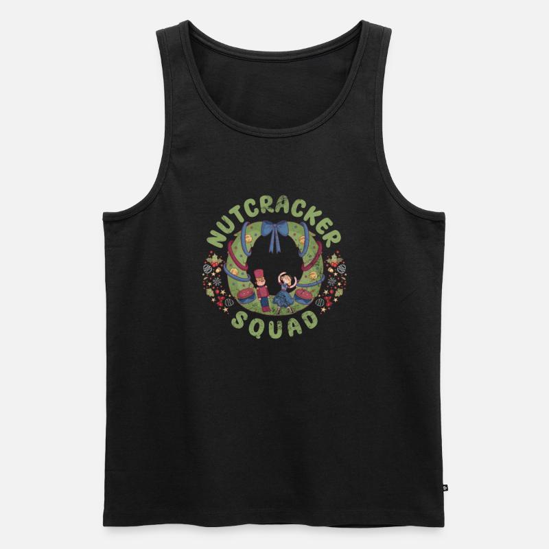 Ballett - Männer Premium Bio Tank Top - Schwarz
