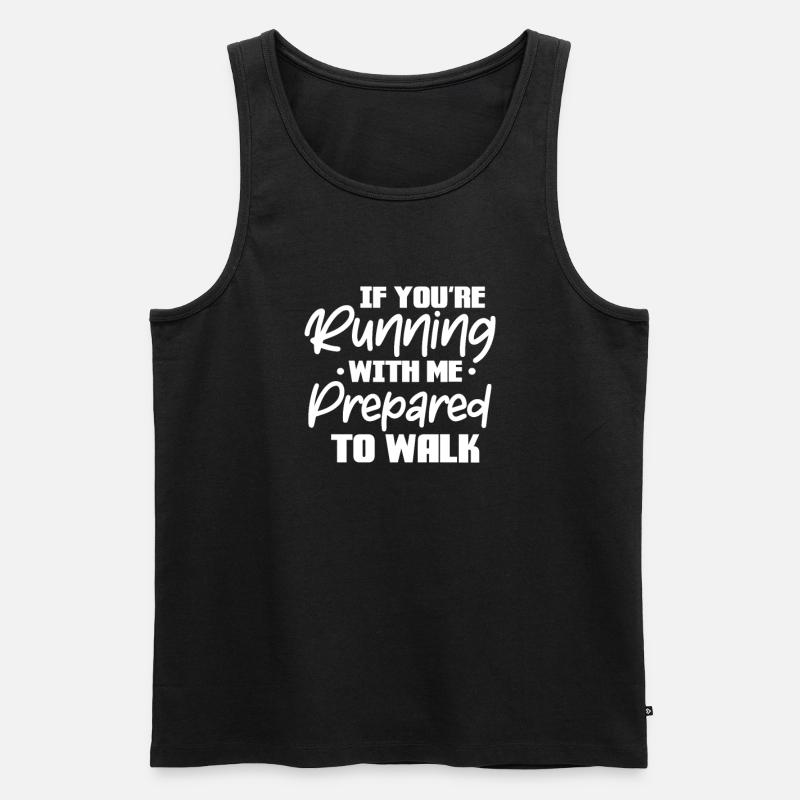 Laufen - Männer Premium Bio Tank Top - Schwarz