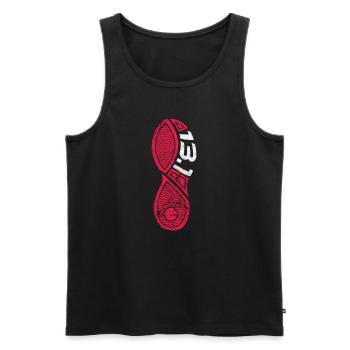 Running Runner Jogging Jogging Runner Gift - Men's Premium Organic Tank Top - black - Front - Michal (187cm)