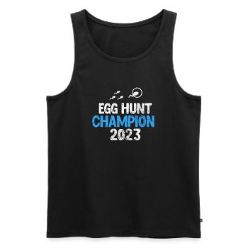 Schwangerschaft - Männer Premium Bio Tank Top - Schwarz - Vorne - AI Model Male 178 light (178cm)