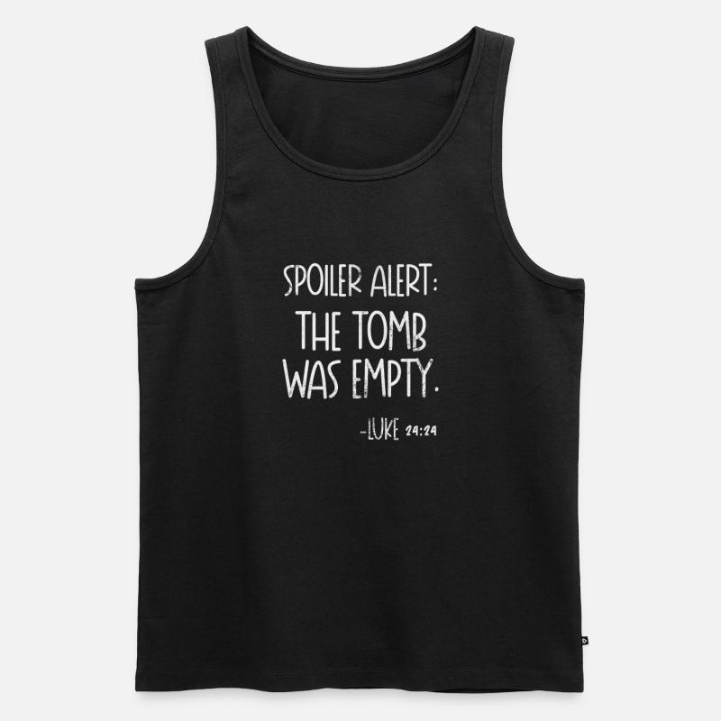 Bibel - Männer Premium Bio Tank Top - Schwarz
