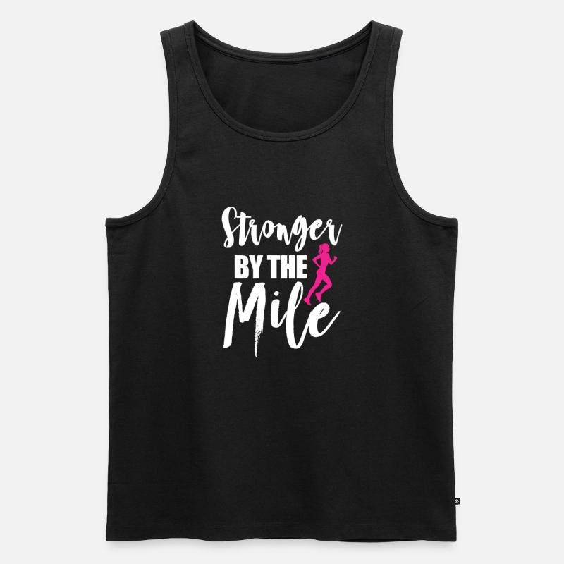 Laufen - Männer Premium Bio Tank Top - Schwarz
