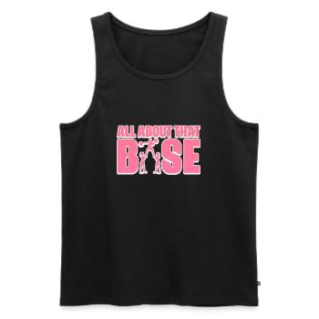 Cheerleader - Débardeur bio Premium Homme - noir - Devant - AI Model Male 178 light (178cm)