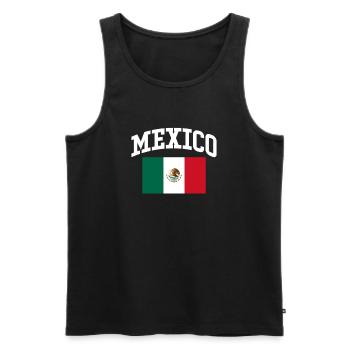 Cadeau de la nation mexicaine mexicaine - Débardeur bio Premium Homme - noir - Devant - AI Model Male 178 light (178cm)