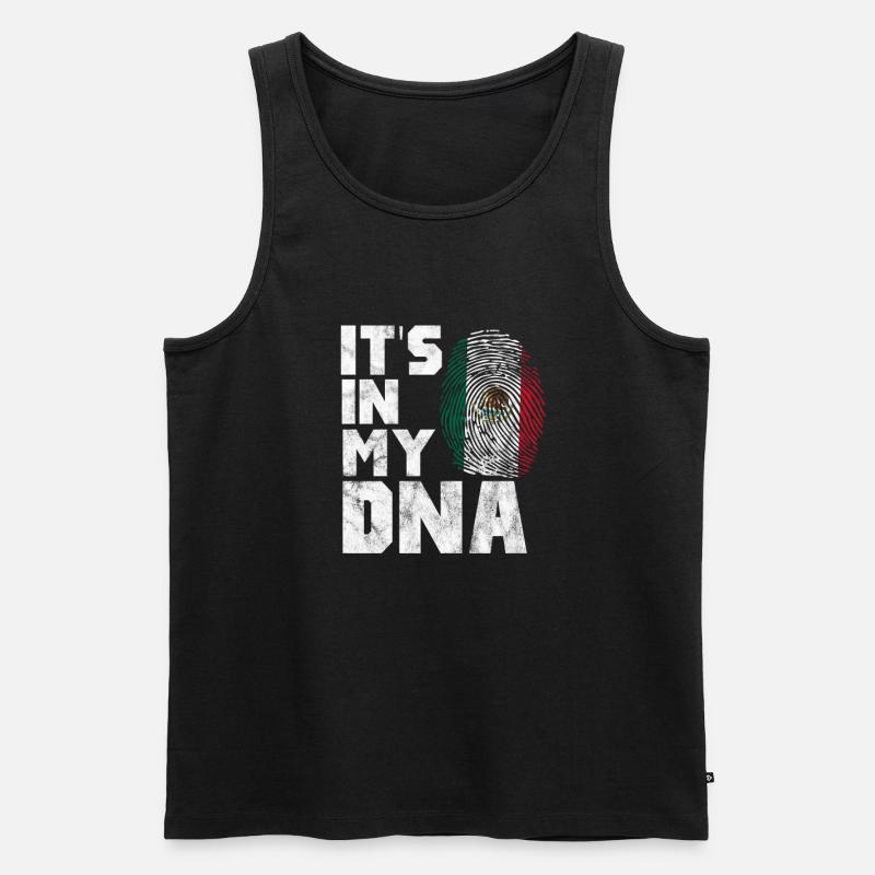 Mexiko - Männer Premium Bio Tank Top - Schwarz