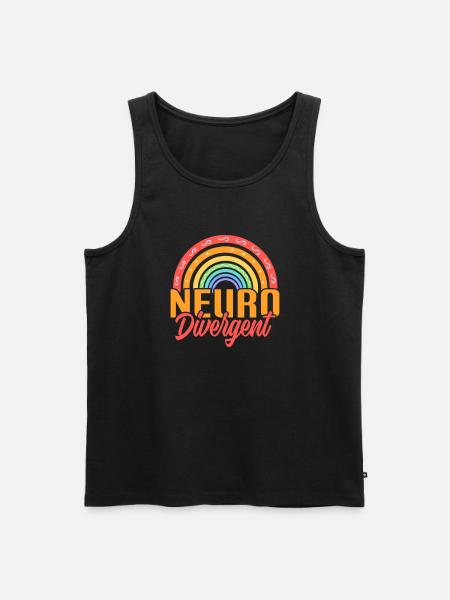 ADHD ADHD Attention Deficit Gift - Men's Premium Organic Tank Top - black
